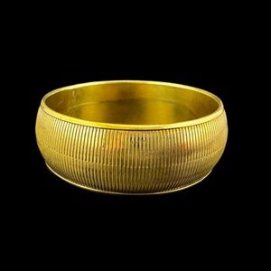 Vintage Brass Bangle Bracelet